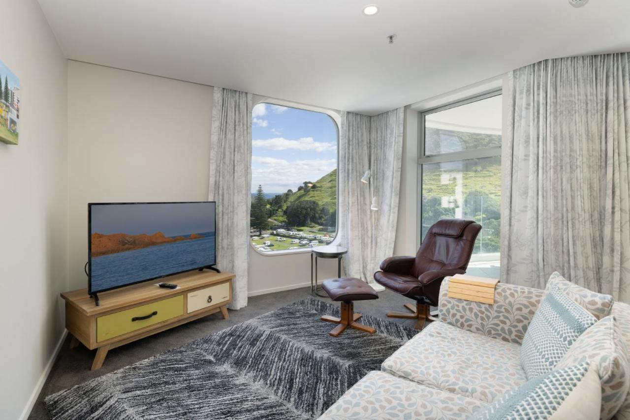 Oceanside Apartment With Iconic Views Mount Maunganui Exterior foto